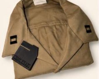 USMC Khaki LT Collar Alignment Tool | 3D Printed Uniform Device Guide