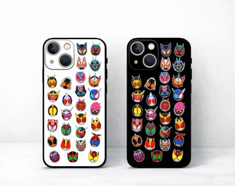 Chibi Hero Rider Phone Case: Custom Tokusatsu Design