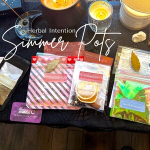 Herbal Intention Simmer Pot Kits | Home Fragrance | Witchy Ritual