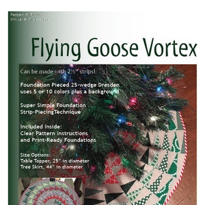 Flying Goose Vortex Quilt Pattern (PDF Download)