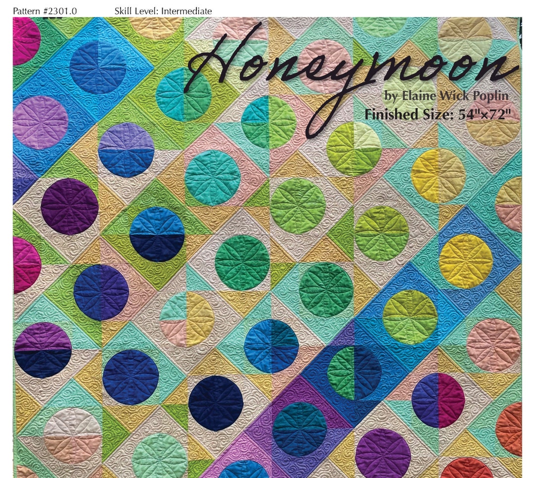 Honeymoon Quilt Pattern Etsy