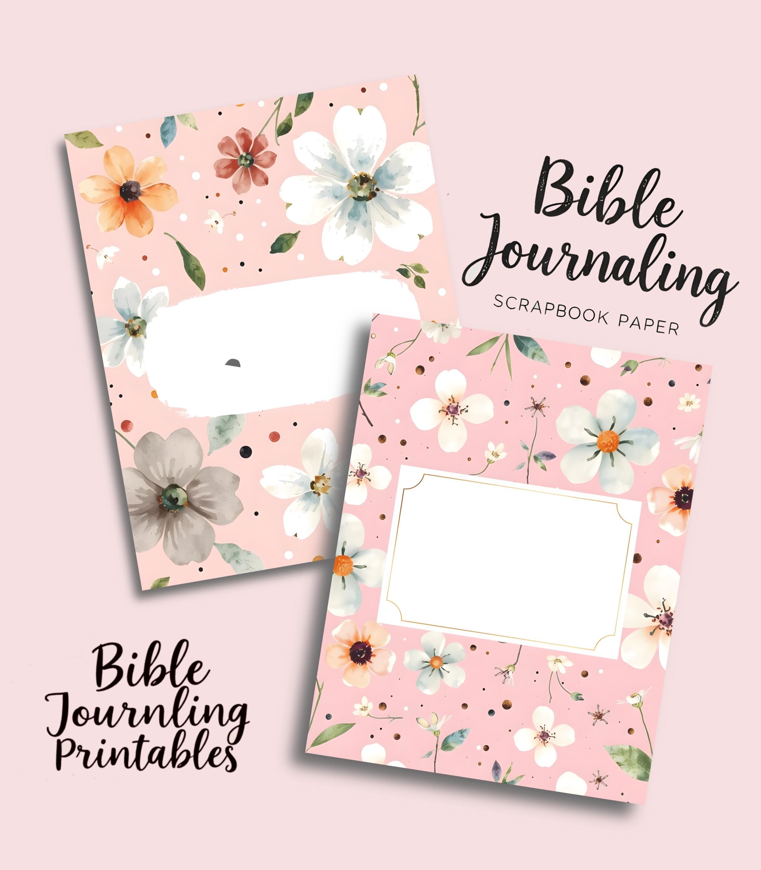 Bible Journaling Printable Papers Instant Download - Etsy