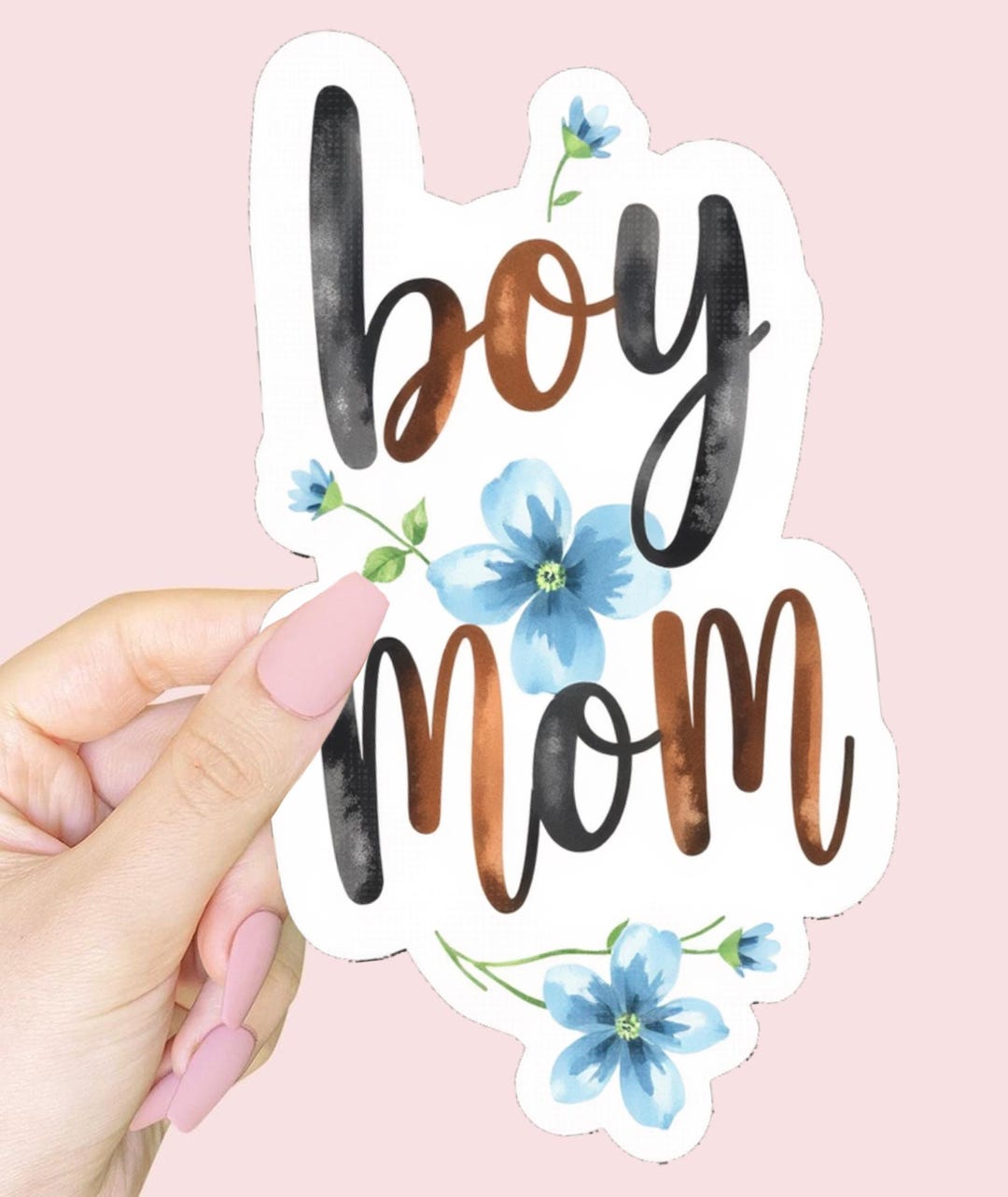 Boy Mom Sticker | Waterproof Vinyl Sticker | Kindle Sticker | Journal ...