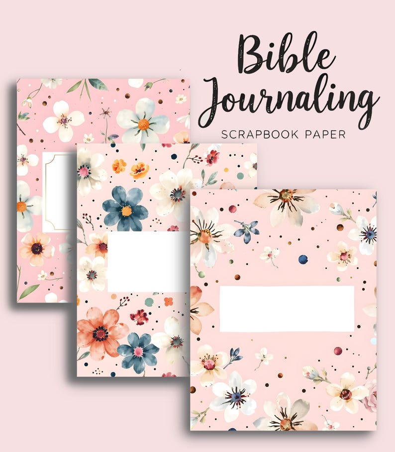 Bible Journaling Printable Papers Instant Download - Etsy