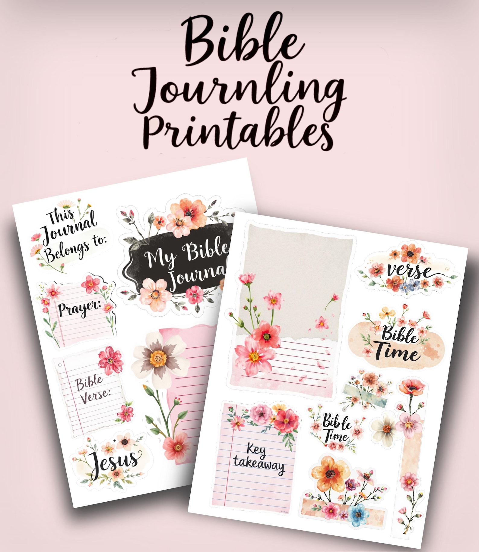 Bible Journaling Instant Download Printables - Etsy
