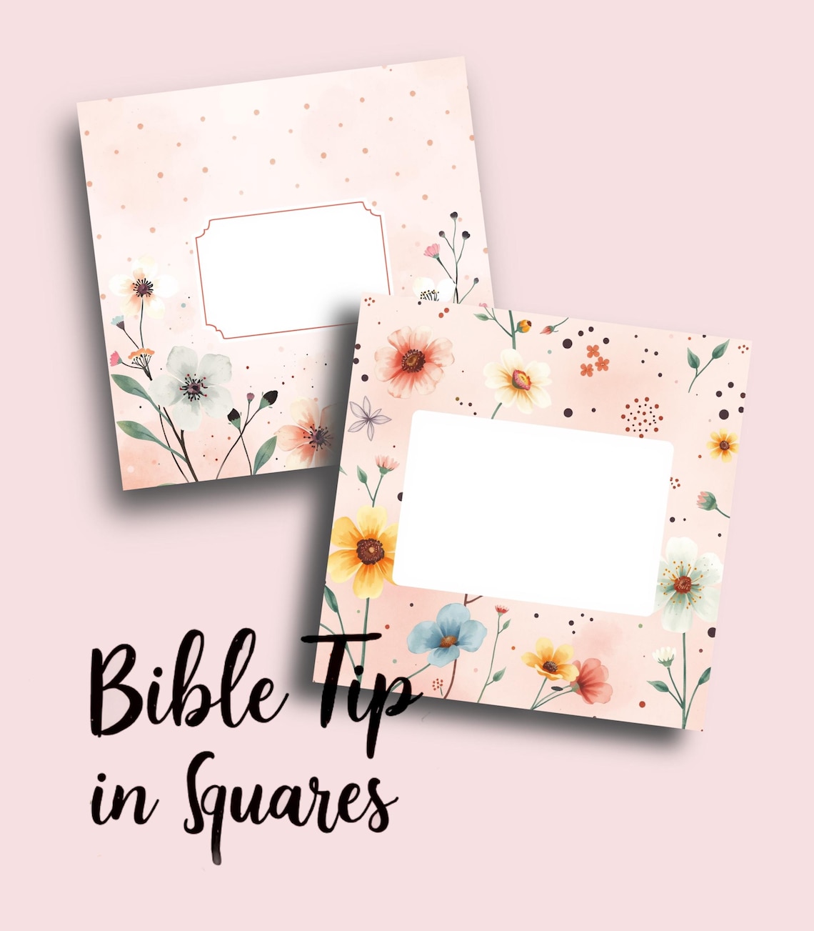 Bible Tip Ins Journaling Squares for Notes | Printable Papers Instant ...