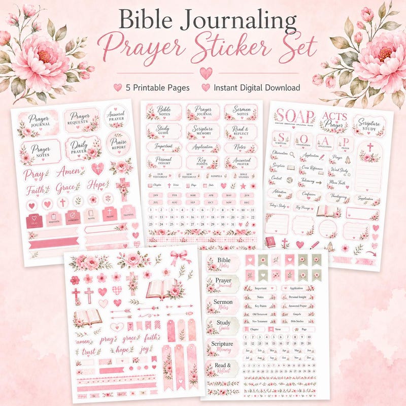 Journal Decor Stickers - Etsy UK