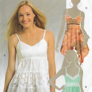 Womens Set of Summer Tops in 3 Styles OOP McCalls Sewing Pattern M5385 Size 14 16 18 20 Bust 36 38 40 42 FF