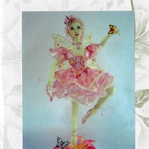 Dances with Butterflies Cloth Doll Pattern by Stephanie Novatski Pattern with CD Included