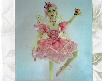 Dances with Butterflies Cloth Doll Pattern by Stephanie Novatski Pattern with CD Included