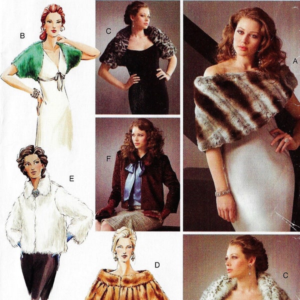 Faux Fur Capelet Etsy