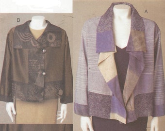 Patrón de costura Vogue para chaqueta de mujer Marcy Tilton V7907 Tallas 16, 18, 20 y 22 FF