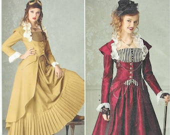 Theresa Laquey Victorian Era Costume Simplicity Sewing Pattern 2172 Size 6 8 10 12 FF