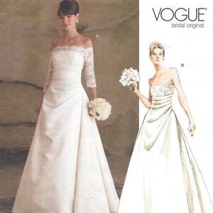 Simple wedding dress patterns sale