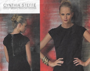 Cynthia Steffe Womens Fitted Dress Vogue Sewing Pattern V1150 Size 16 18 20 22 Bust 38 40 42 44 FF