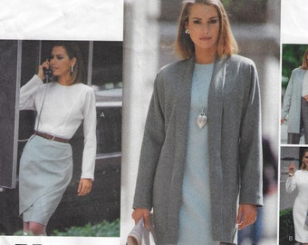 nao1141s 様フォロー割り90s MilaSchön Gown Coat 90s Womens Coat Dress or Jacket & Skirt Slim or Flared Vogue