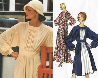 Patron De Robe Vintage Années 70 Woman And Home - Taille Buste 34 Pouces, Référence B608