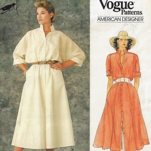80s Adri Womens Summer Shirtdress Linen Dress Vogue Sewing Pattern 1351 Size 14 Bust 36 FF - Etsy 80s Adri Womens Summer Shirtdress Linen Dress Vogue Sewing Pattern 1351 Size 14 Bust 36 FF - Etsy