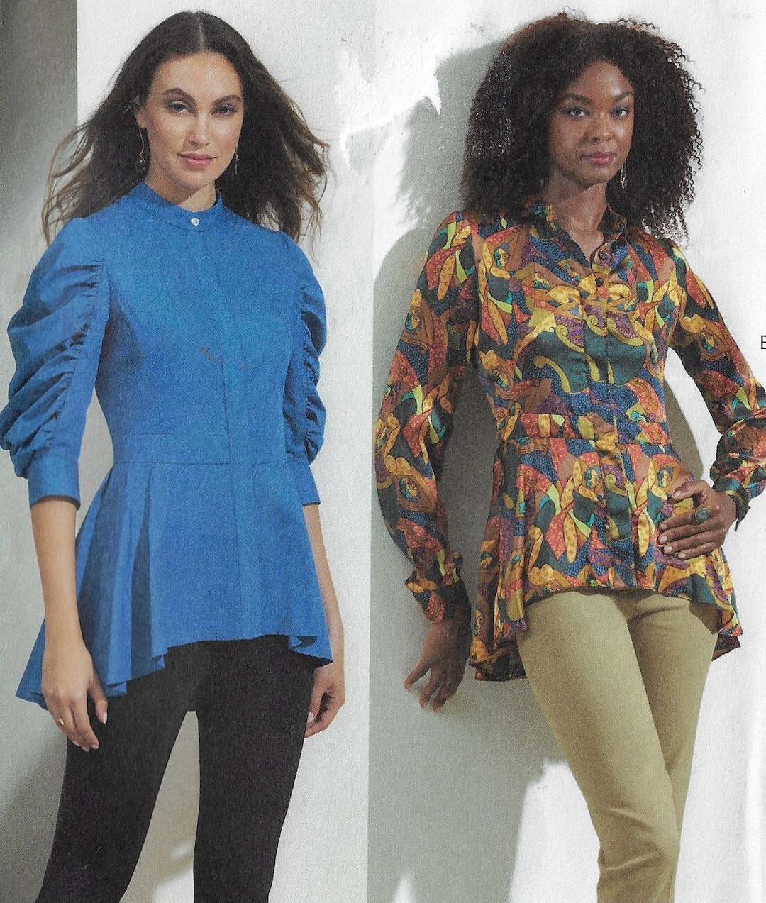 Tops Variations Peplum Tops With Variations Vogue Sewing Pattern V1875 R11315 Size 8 10 ...