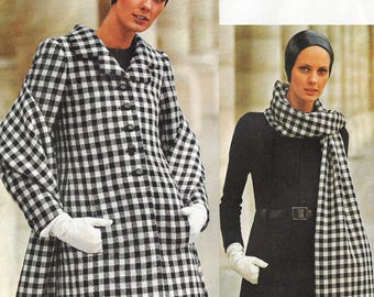 Patron De Couture Vintage Vogue By Nina Ricci - Robe Années 60, Modèle 1981, Pièces Non Découpées