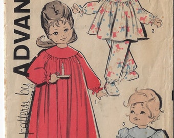 Pattern 9941 Doll & Model Making Breast 20 Two lengths and nightgown sewing pattern ...