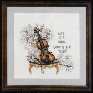 80s Life is a Song Janlynn Counted Cross Stitch Kit 80-24