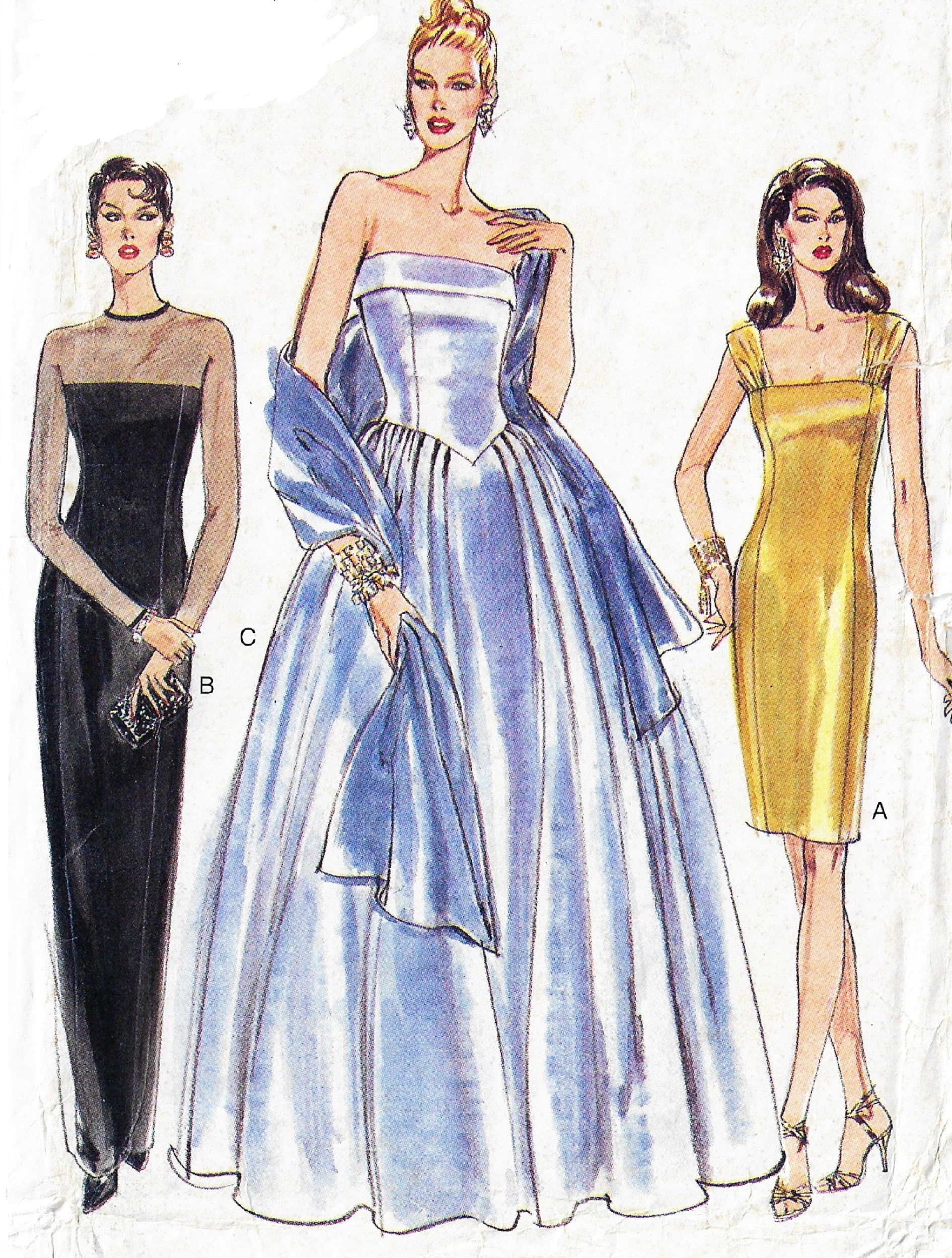 1958 Vintage VOGUE Sewing Pattern B34