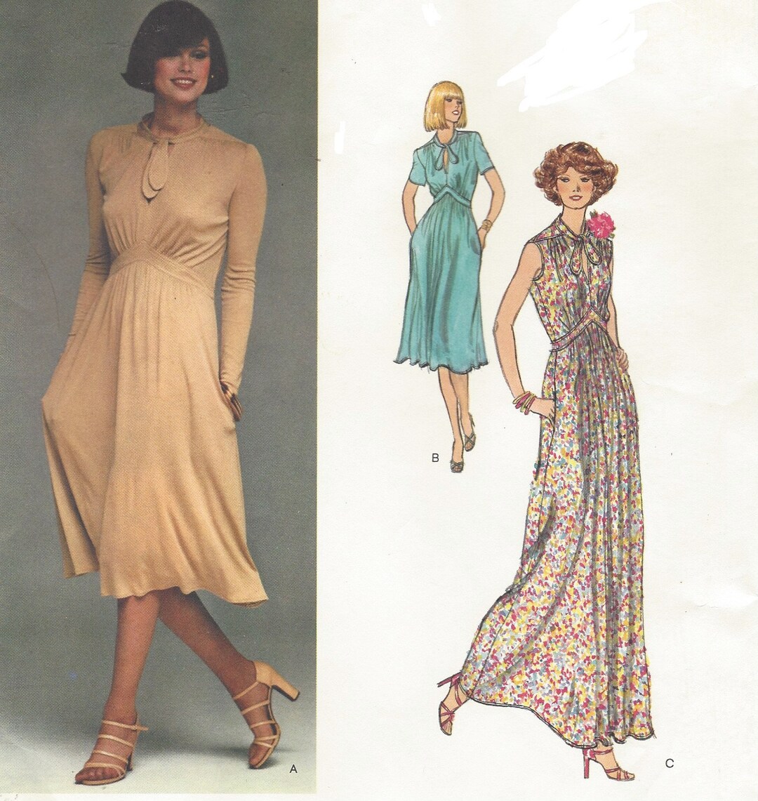 1970s Renata Womens Empire Waist Dress Knee Length or Maxi - Etsy
