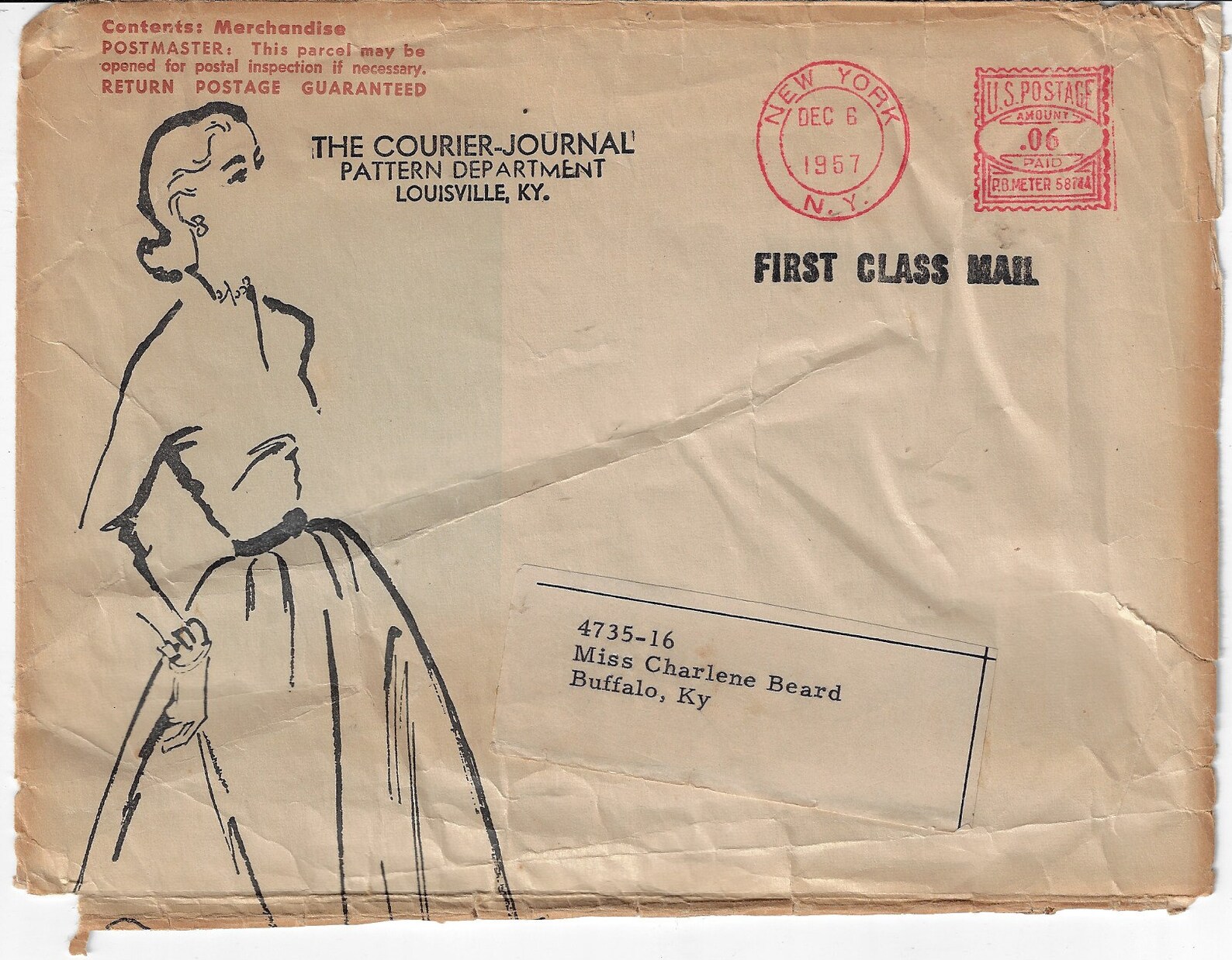 1950s Mail Order Sewing Pattern 4735 Womens Rockabilly Dress - Etsy
