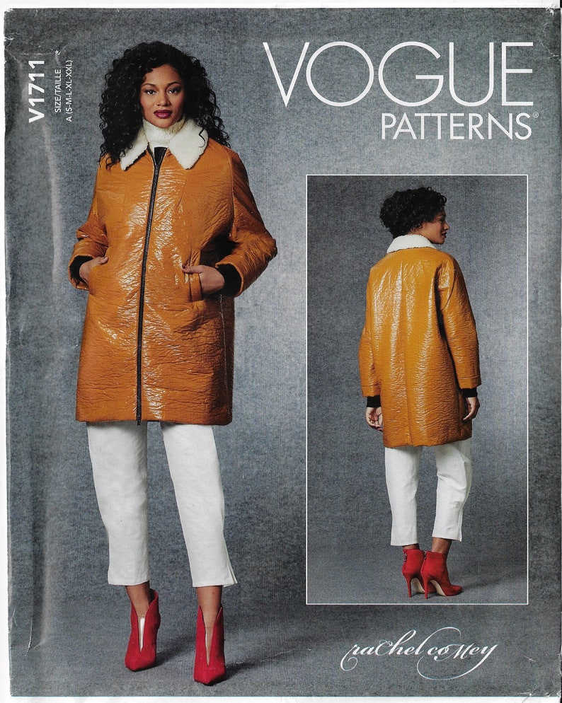 Vogue Sewing Pattern V1711 Rachel Comey Womens Oversized Etsy UK