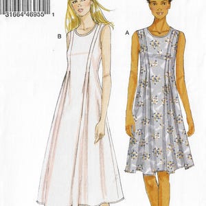 Womens Fit & Flare Dress Perfect for Summer Vogue Sewing Pattern V9236 Size 14 16 18 20 22 Bust 36 38 40 42 44 FF