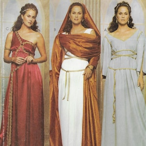 Patrón de costura McCalls 3514 (ya descatalogado) para trajes griegos y romanos, tallas 14, 16, 18, 20 FF