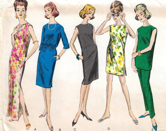 1960s Womens Shift Dress or Tunic 