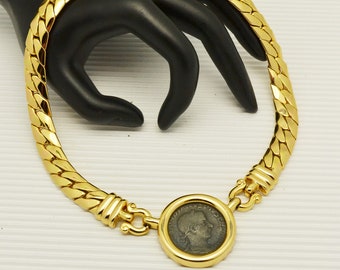 1980s Carolee Roman Soldier Necklace in 