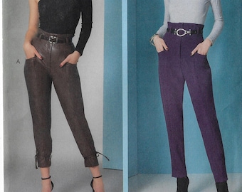 Tapered Pants High Waist & Variations Vogue Sewing Pattern V1848 Size 16 18 20 22 24 FF