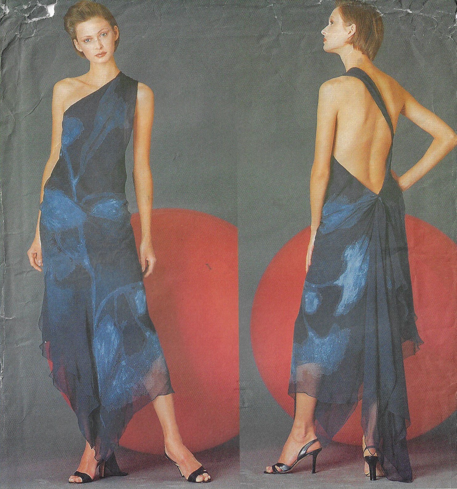 Vintage 90s Donna Karan Dress - Grey