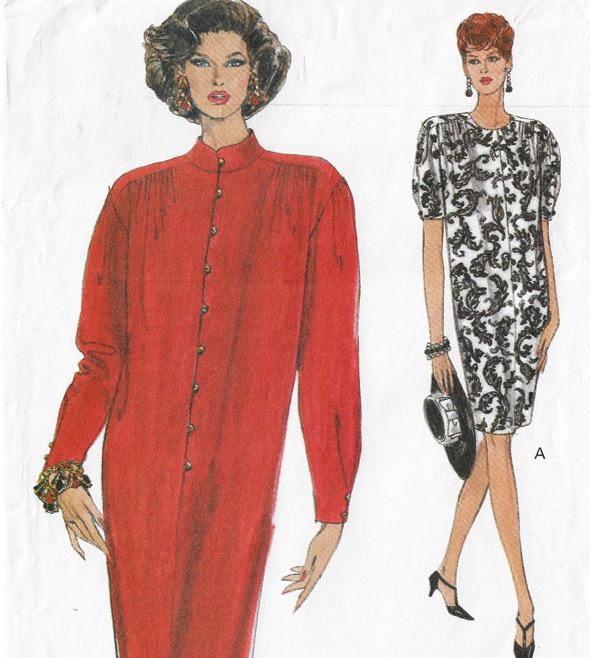 Pattern 8439 90s Tapered Dress Vogue Sewing Pattern 8439 Size 20 22 24 FF - Etsy