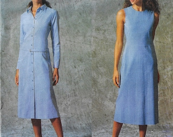 Calvin Klein Dresses with Variations Vogue Sewing Pattern 2439 Size 6 8 10 FF
