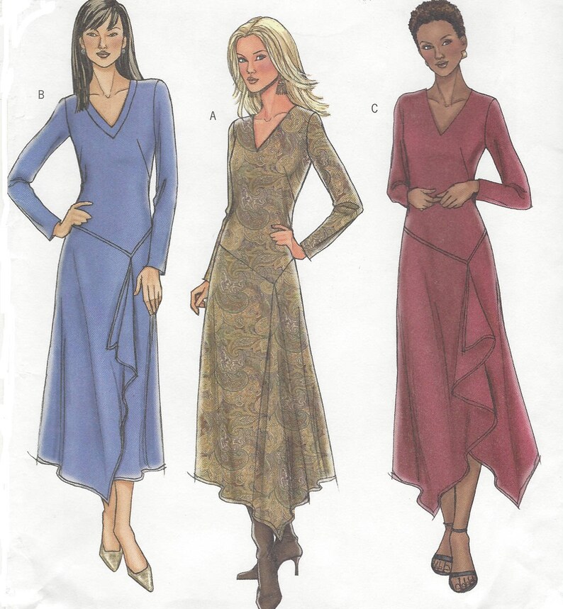 drop waist a line dress