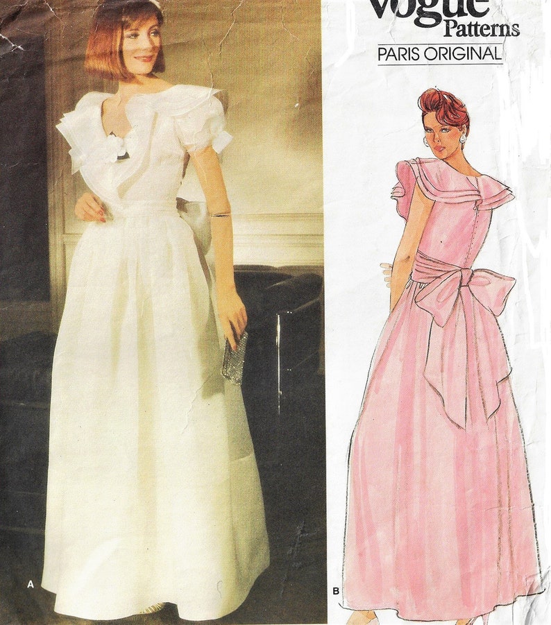 1980s ball gown