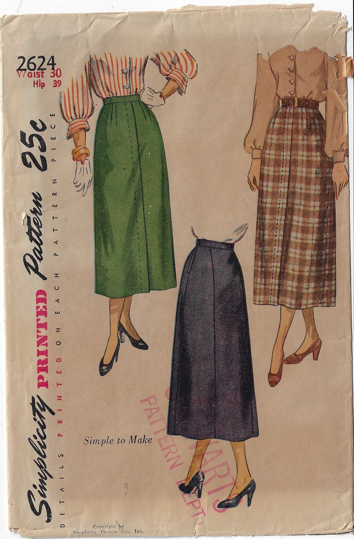 【THE MOZZ】Bri Dart Skirt 1940s Womens Skirts With Dart Fitting Simulated Fly Opening