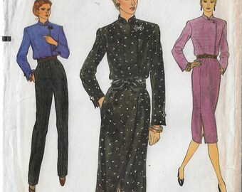 McCalls Pattern 3466 Corset Style Top Ruffles Peplum Vintage