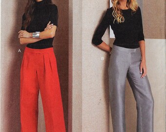 Vogue Sewing Pattern V1988 Womens Wide Leg Pants Size 16 18 20 22 24 FF