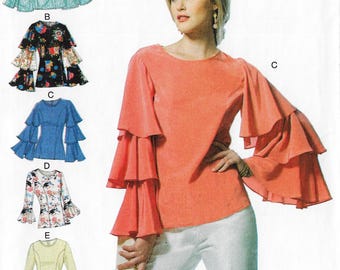 Princess Seam Tops Vogue Sewing Pattern V9243 Size 14 16 18 20 22 FF