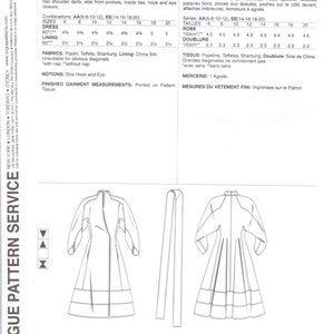 Chado Ralph Rucci Womens Wrap Dress & Belt OOP Vogue Sewing Pattern ...