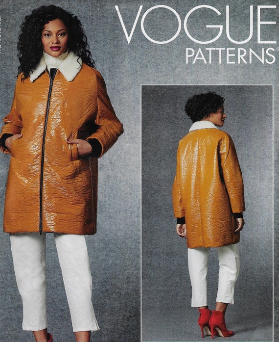 Rachel Comey Oversized Casual Jacket Vogue Sewing Pattern V1711 Size 8 to 26 FF