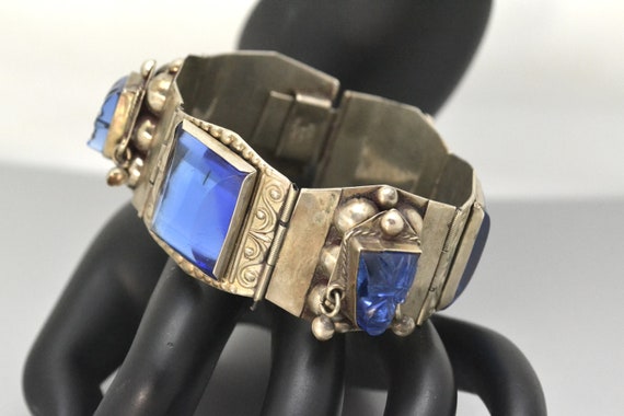 アクセサリー taxco vintage bracelet Vintage Unisex Taxco 925 Sterling signed IMP Bracelet 60 gr