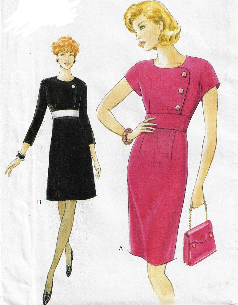 Waiste Dresses in a Tapered Line