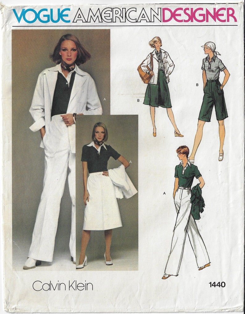 1970s Calvin Klein Womens Classic Sportswear Jacket Skirt - Etsy