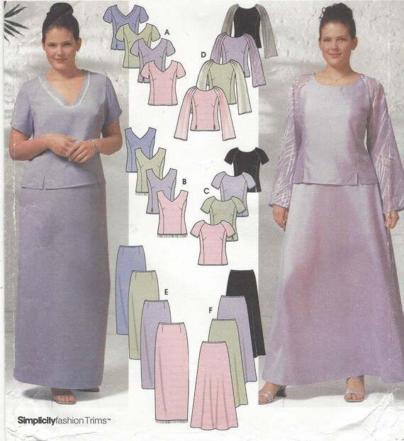 women's plus evening separates